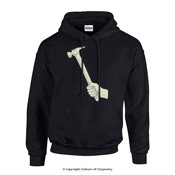 Culture of Carpentry Hammer Icon - Sweatshirt