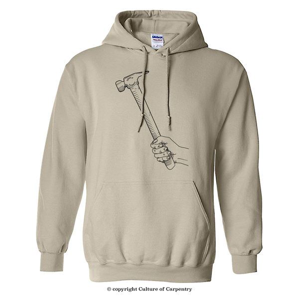 Culture of Carpentry Hammer Icon - Sweatshirt