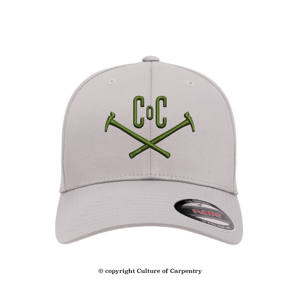 Culture of Carpentry Hammers Icon-Black Flexfit Hat