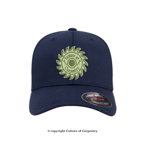 Culture of Carpentry Sawblade-Navy Flexfit Hat