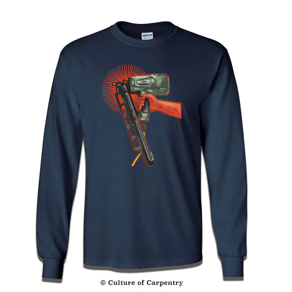 Nail Gun Long Sleeve Navy