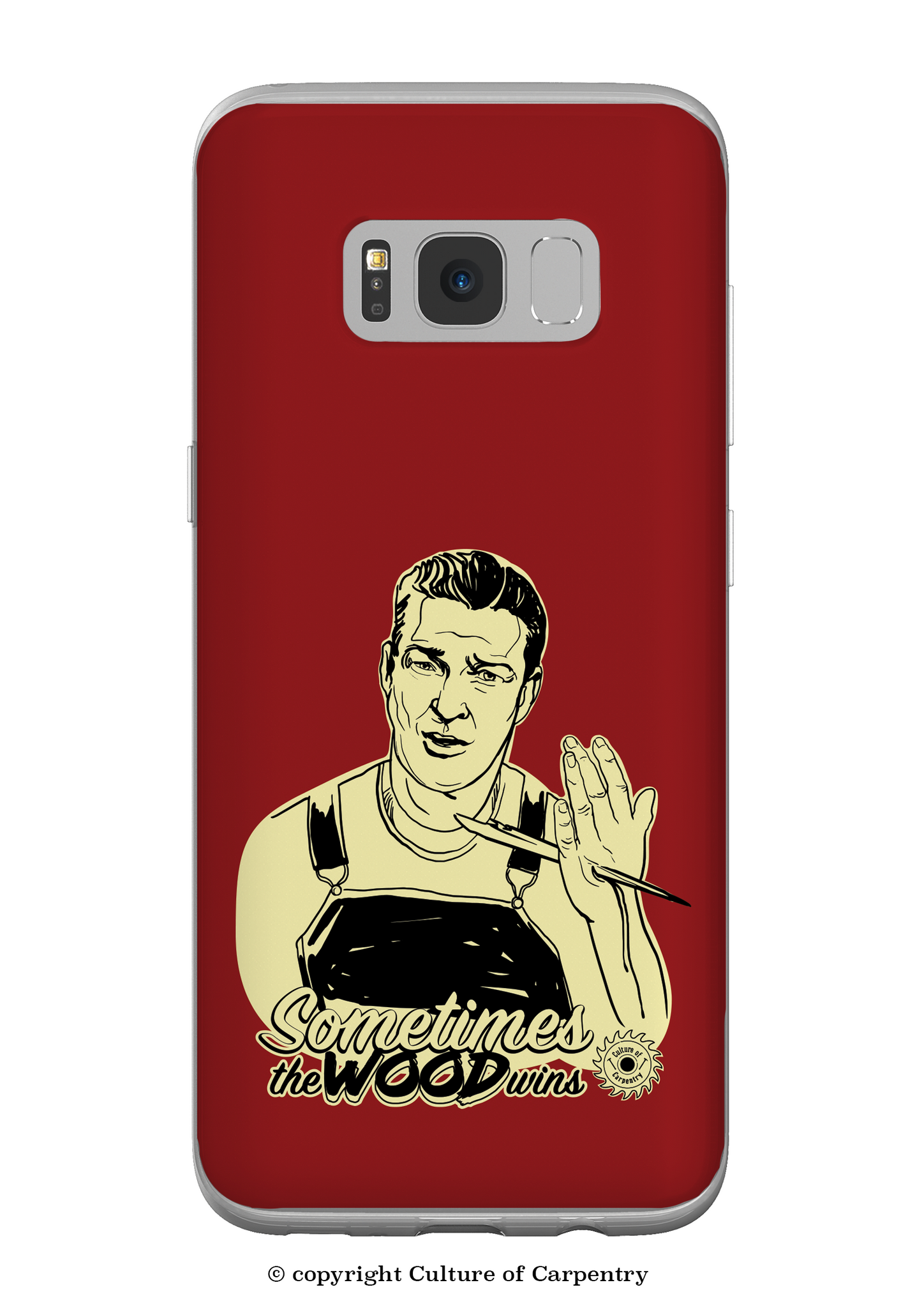 Galaxy S9 Phone Case - Sometimes the Wood Wins